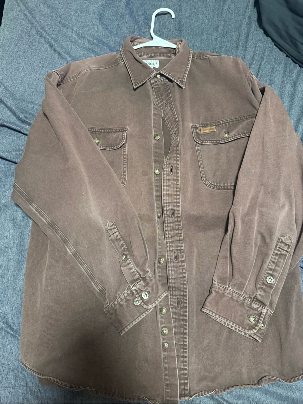 Vintage Carhartt button up twill shirt